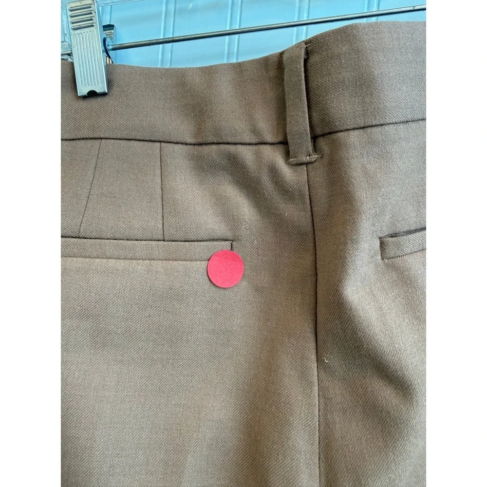 Tory Burch‎ Camel Color Wool Dress Pants Size 2 Elevated Basics Old Money